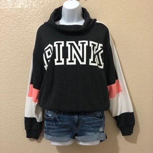 Pink Cowl neck pullover